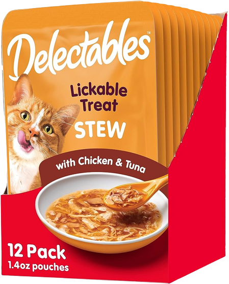 delectables cat food